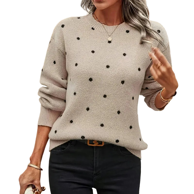 Pull en Maille à Pois pour Femme 0
