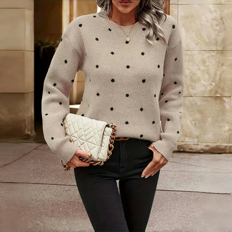 Pull en Maille à Pois pour Femme 2