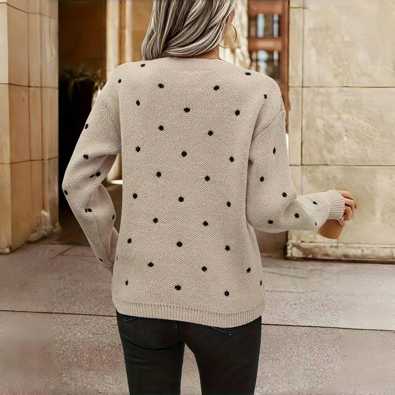 Pull en Maille à Pois pour Femme 4