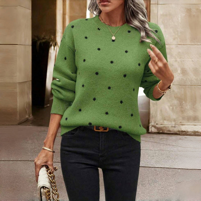 Pull en Maille à Pois pour Femme 5