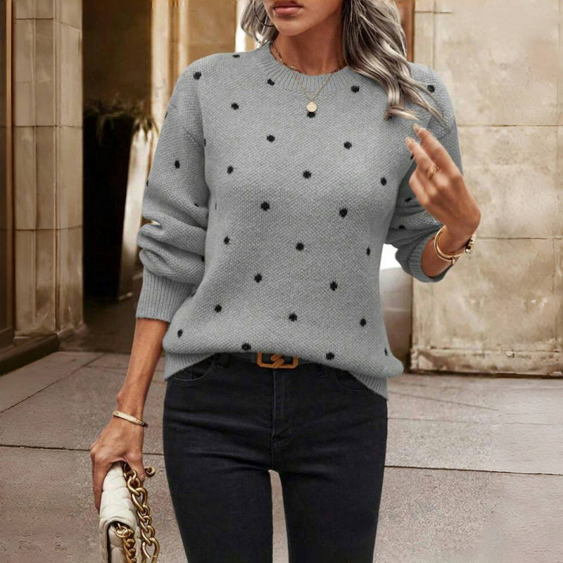 Pull en Maille à Pois pour Femme 6