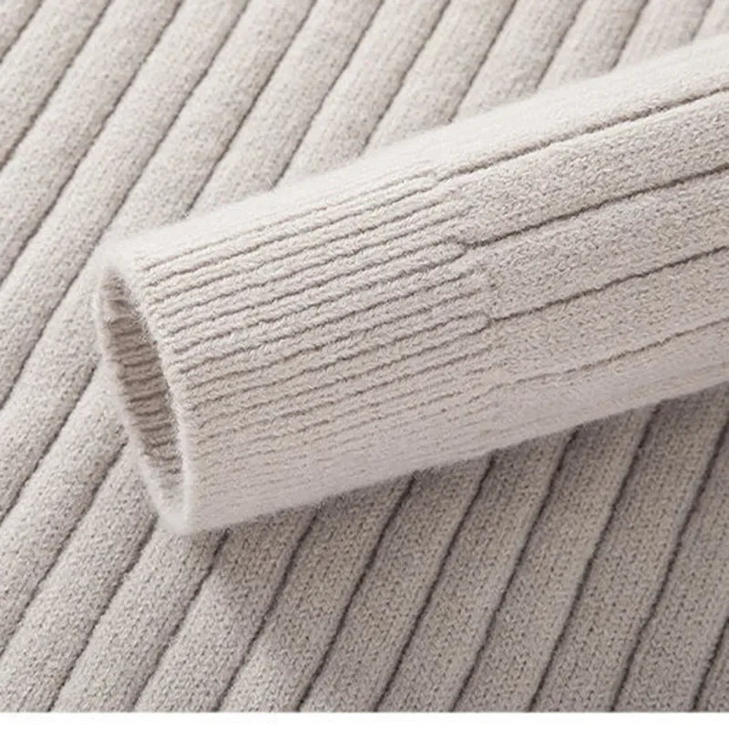 Pull en Tricot Demi-Zip pour Hommes Moderne 4