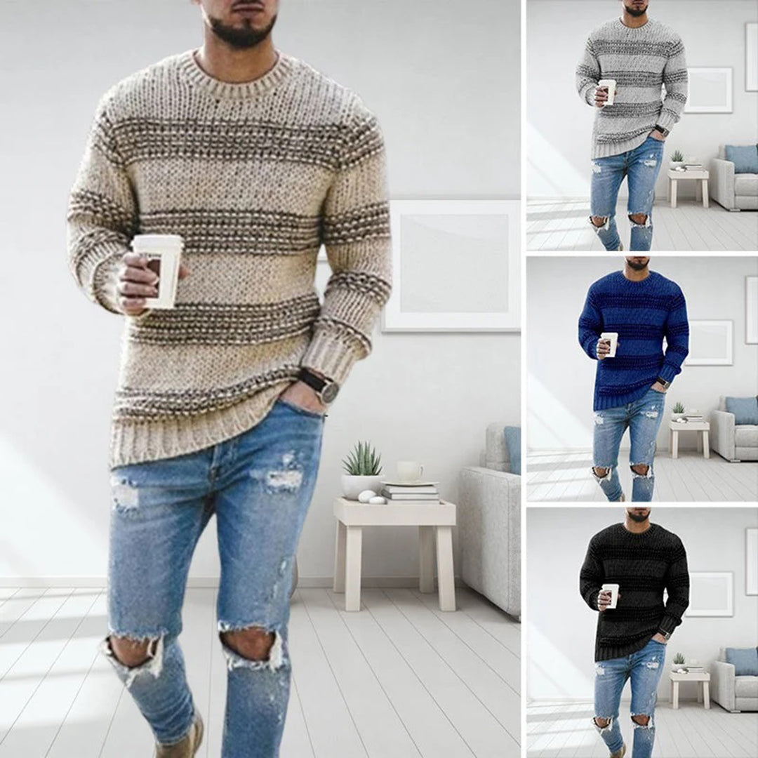 Pull en Tricot Doux pour Homme au Style Décontracté 1