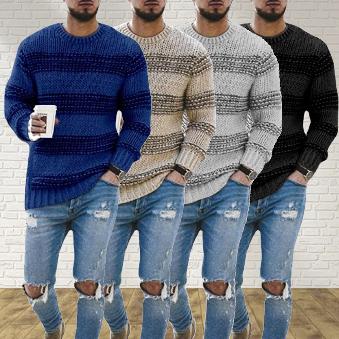 Pull en Tricot Doux pour Homme au Style Décontracté 2