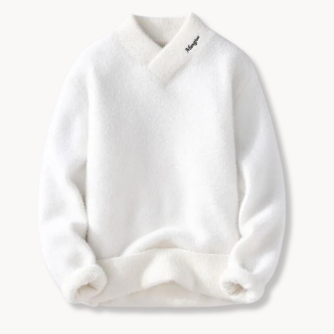 Pull en V pour Femme Chic 1