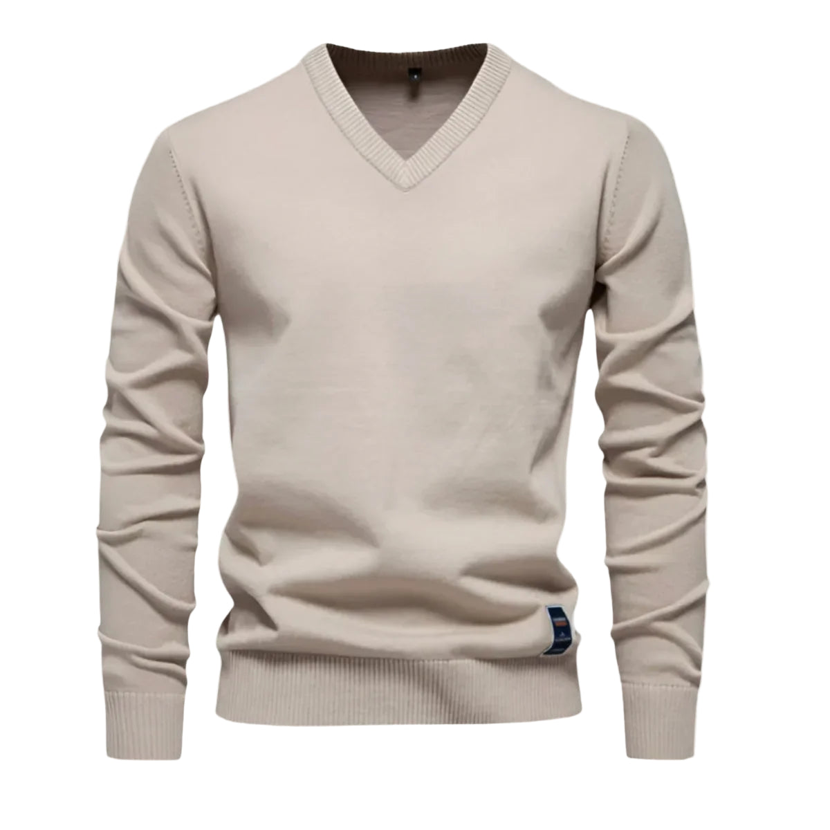 Pull en tricot à col en V pour hommes 0