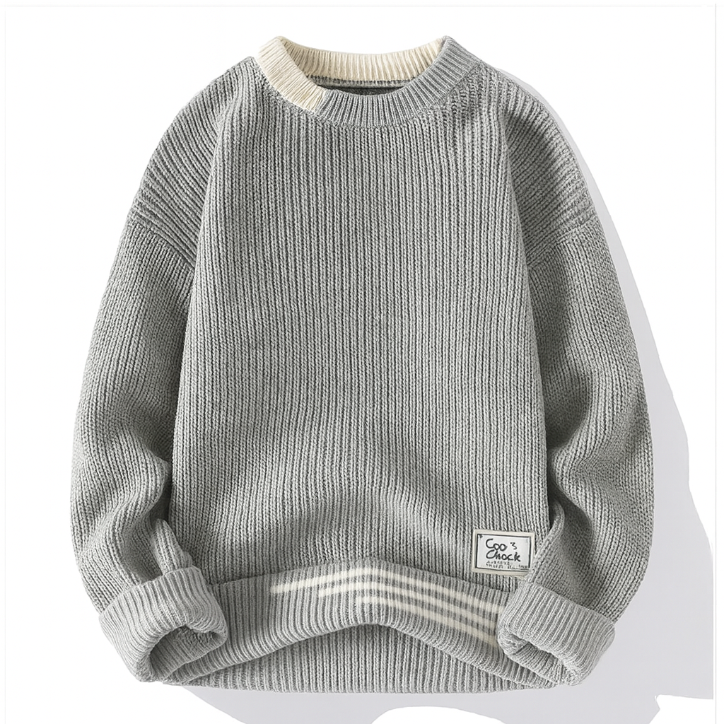 Pull pour Homme à Col Rond Coloré 1