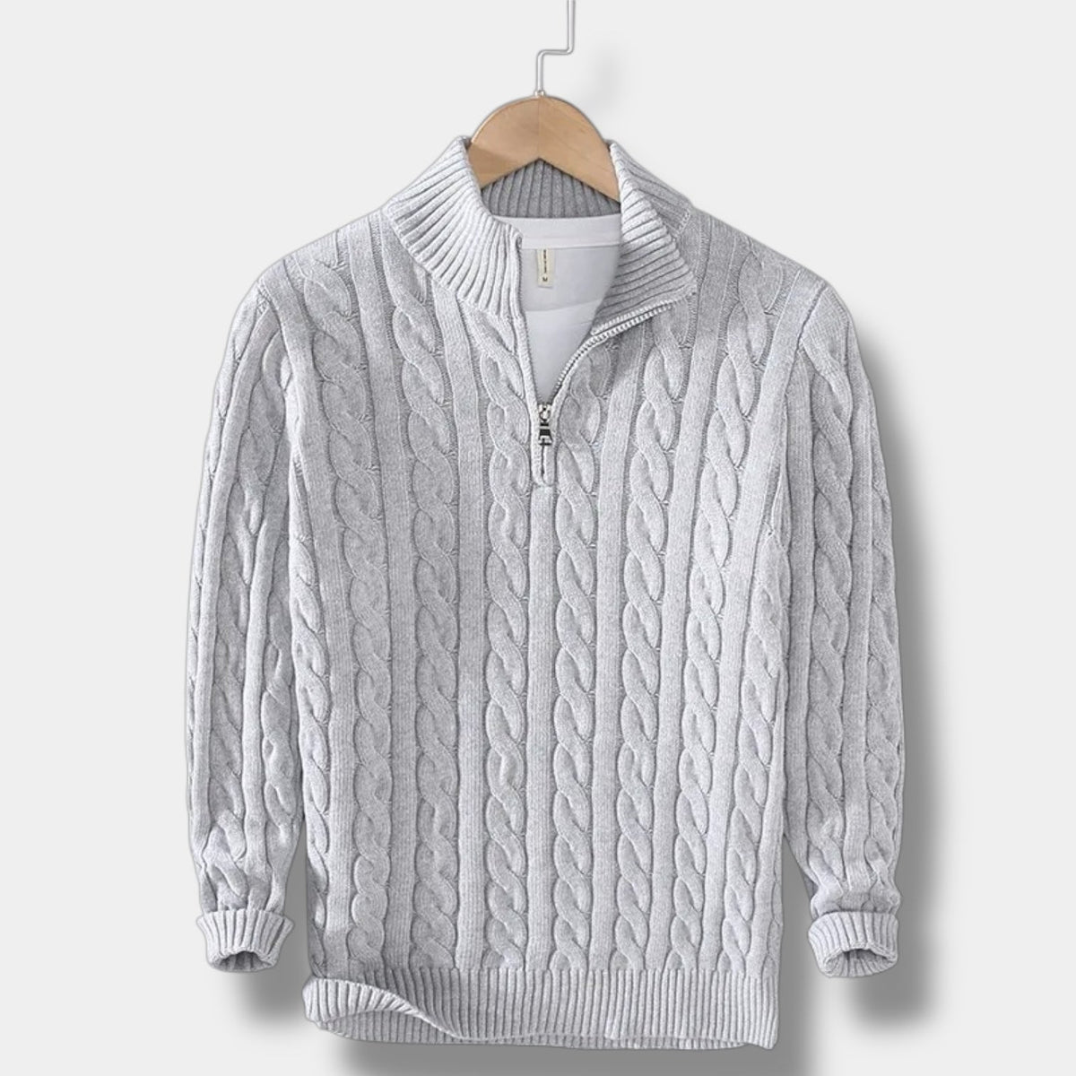 Pull pour Hommes Col Montant en Jacquard 7