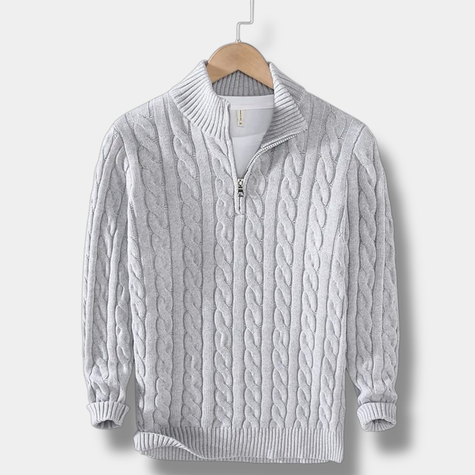 Pull pour Hommes Col Montant en Jacquard 7