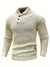 Pull pour Hommes Tricoté Élégant en Coton et Acrylique