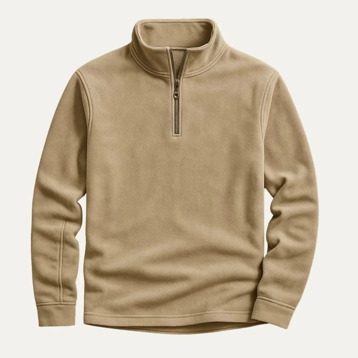 Pull pour hommes à quart de zip décontracté 1