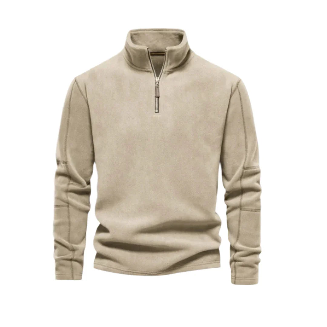 Pull pour hommes à quart de zip décontracté 5