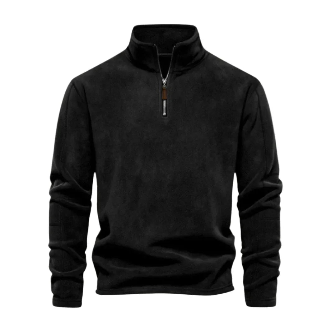 Pull pour hommes à quart de zip décontracté 6