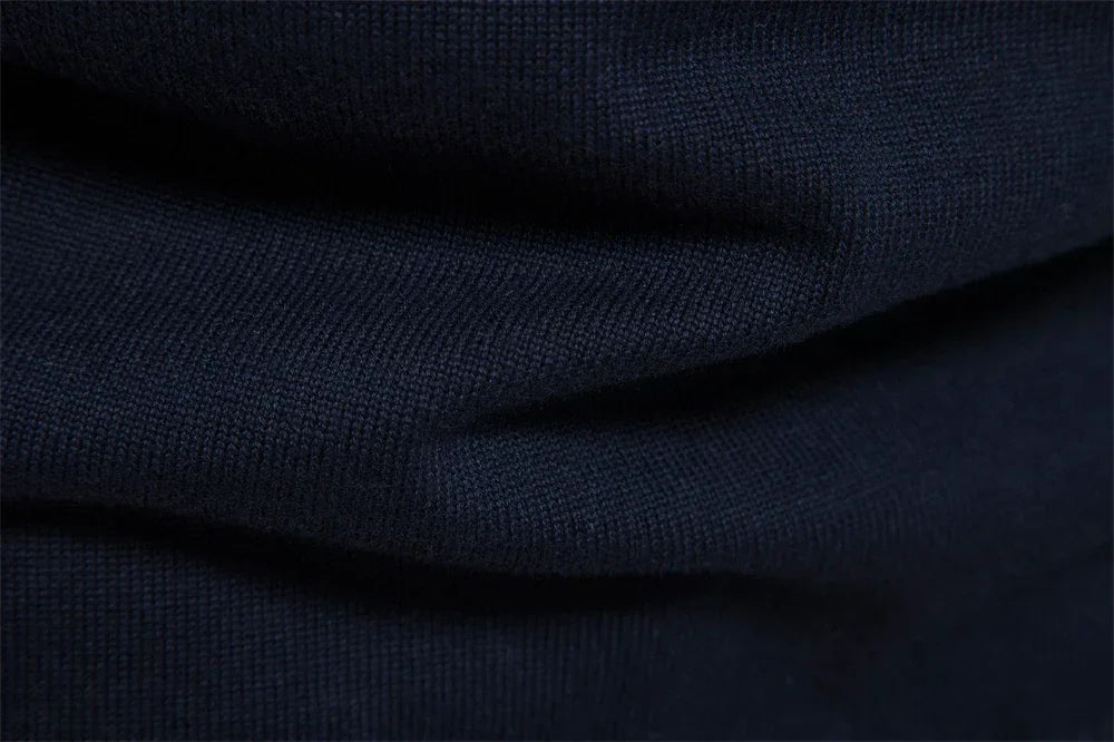 Pull pour hommes à quart de zip et design rayé 8