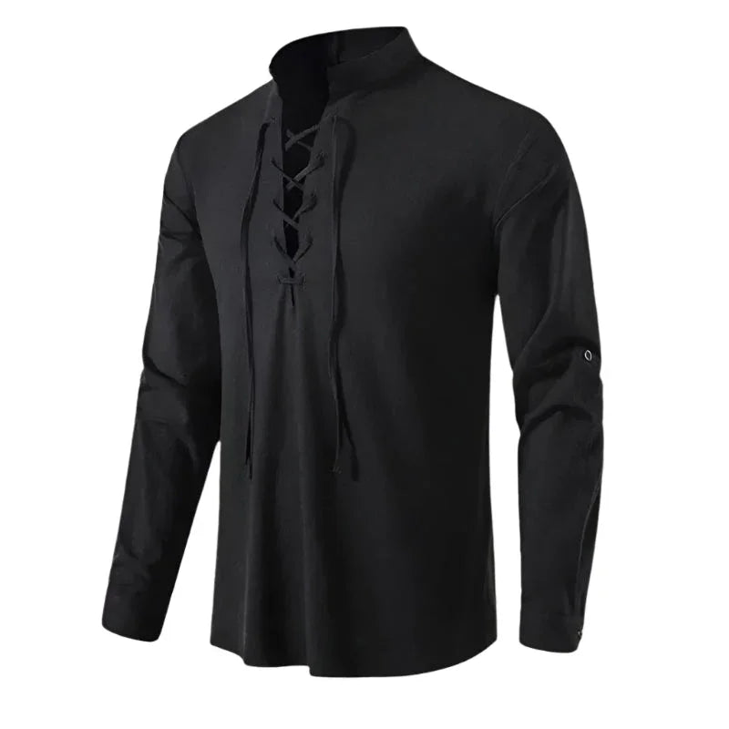 Pull pour hommes décontracté avec cordon de serrage 0