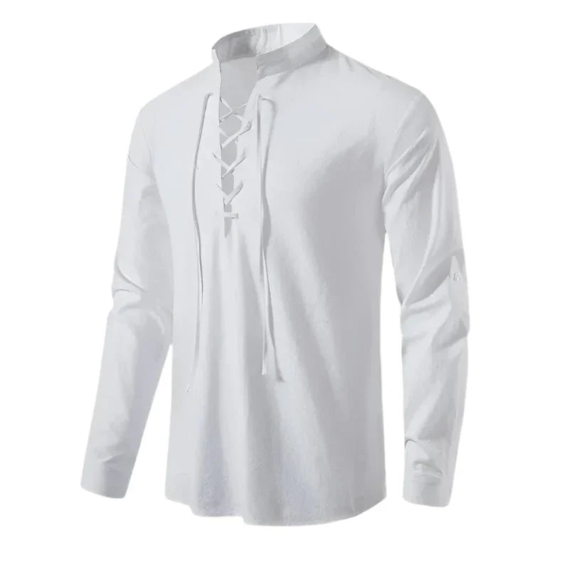 Pull pour hommes décontracté avec cordon de serrage 9
