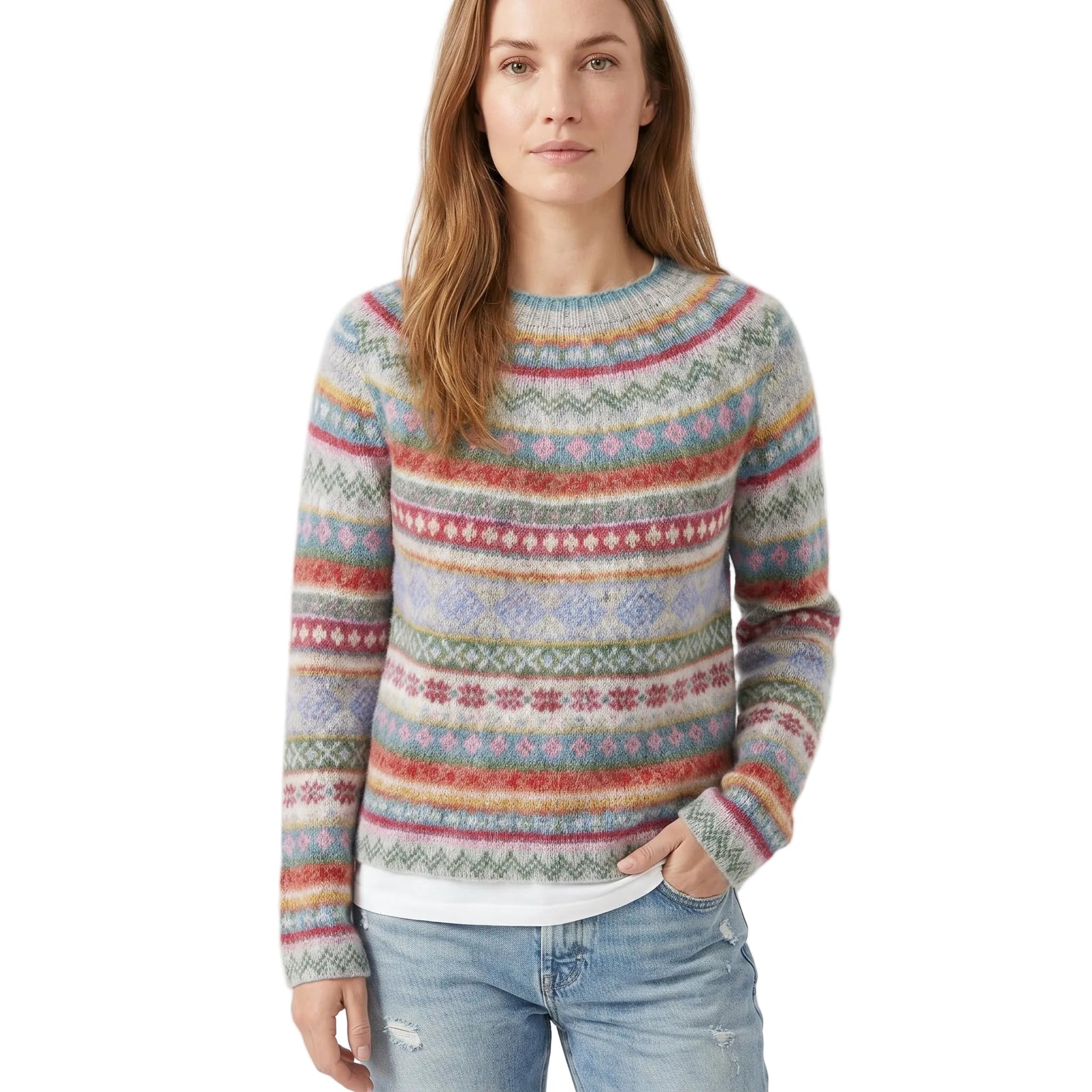 Pull vintage pour femme au design rétro 1