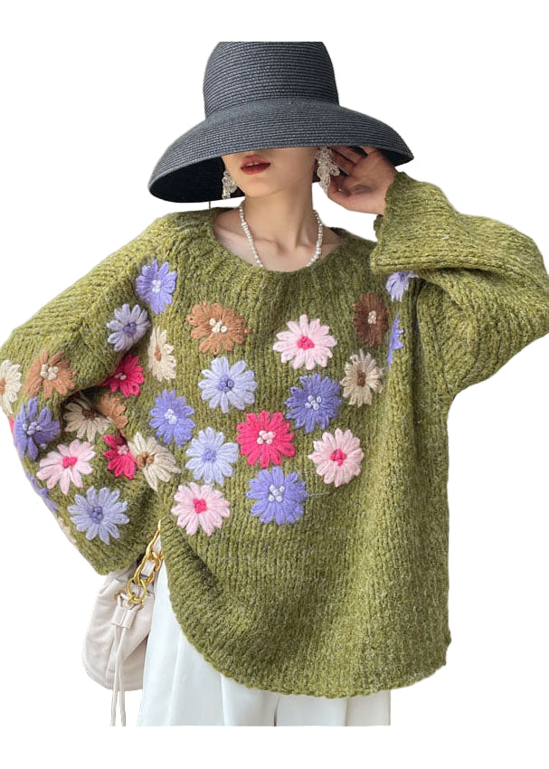 Pulls en Tricot Floral pour Femme 0