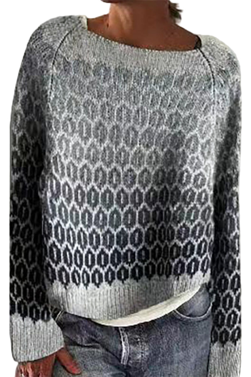 Pulls pour hommes à col rond avec détails en contraste 0