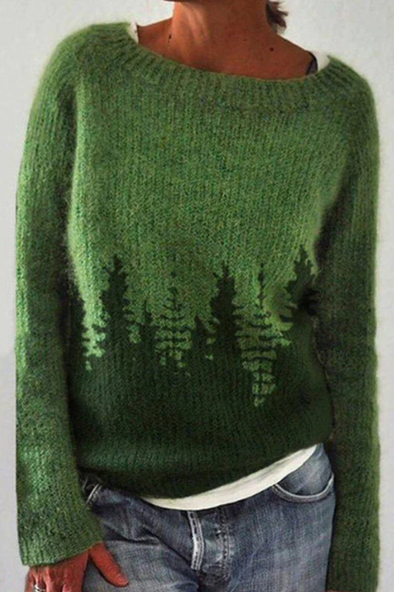 Pulls pour hommes à col rond avec détails en contraste 1