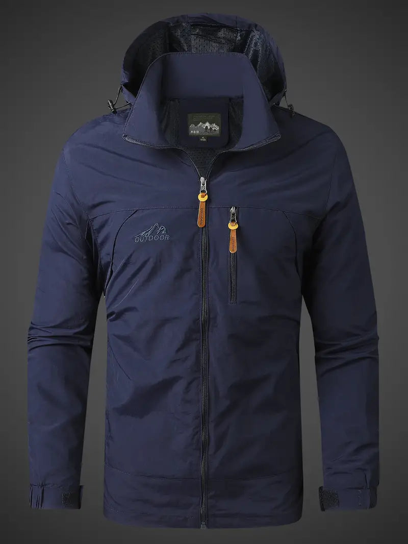 Variant image for Veste Imperméable Homme Modern Style avec Capuche Tissu Imperméable-7