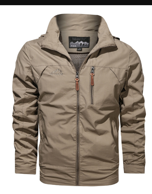 Variant image for Veste Imperméable Homme Modern Style avec Capuche Tissu Imperméable-19