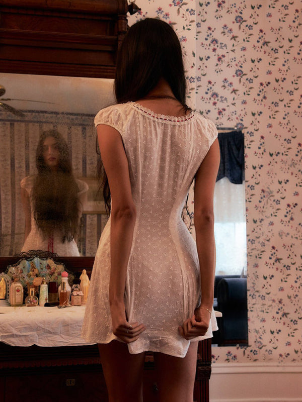 Robe Ajustée à Bretelles Transparentes pour Femme 1