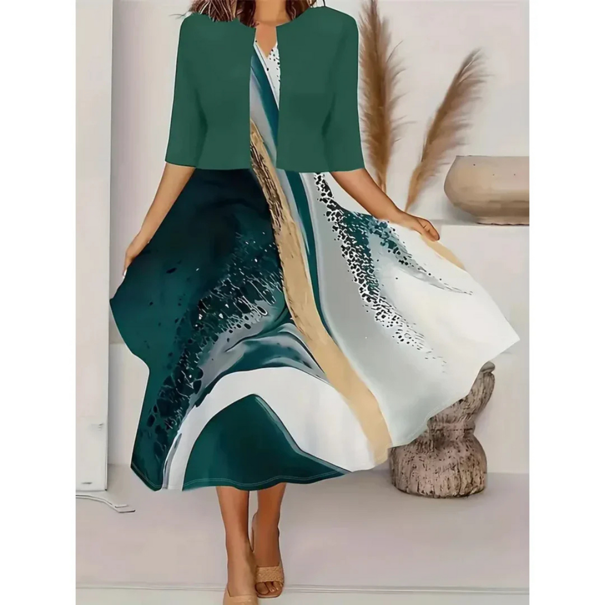Robe Blazer Femme Imprimé Floral 2