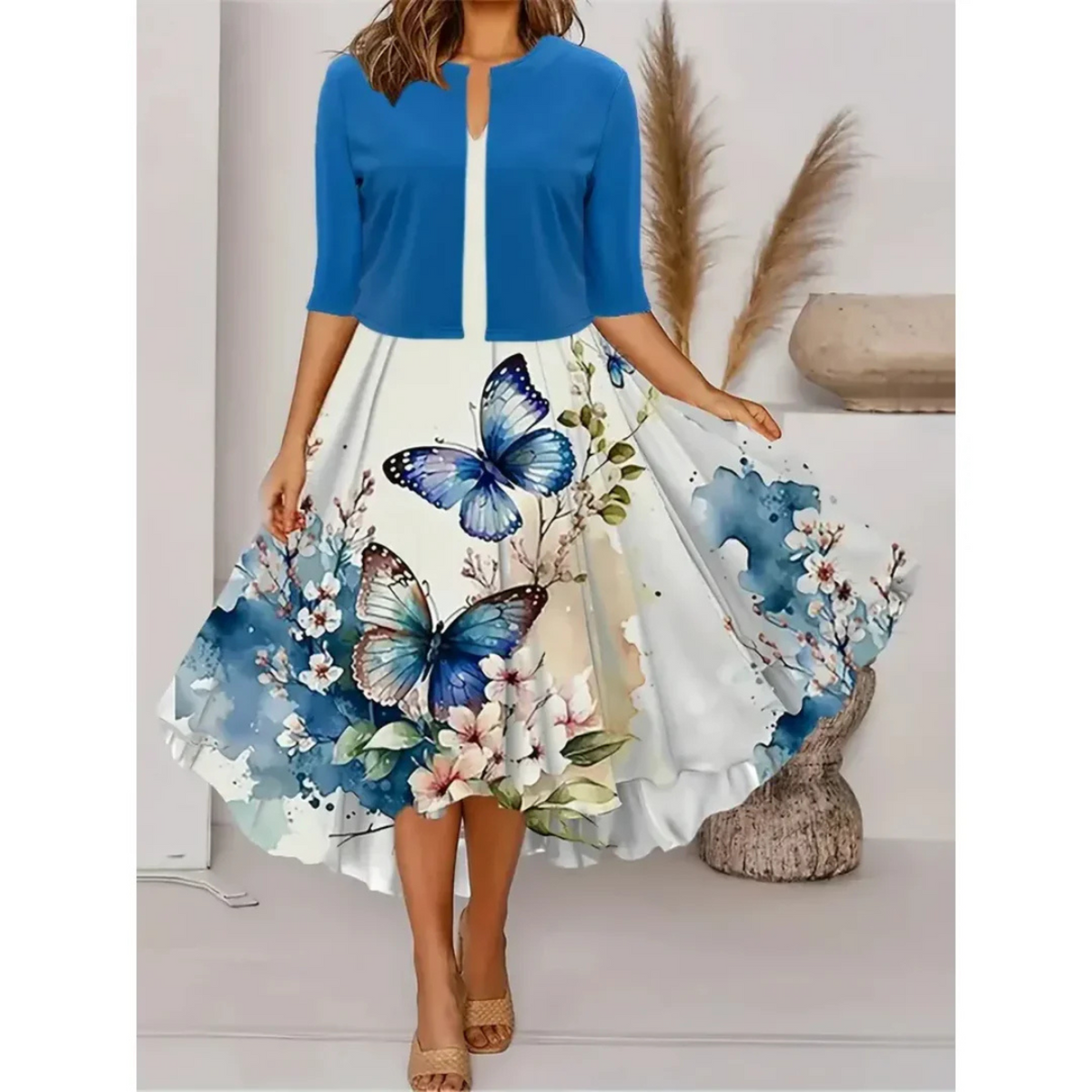 Robe Blazer Femme Imprimé Floral 7