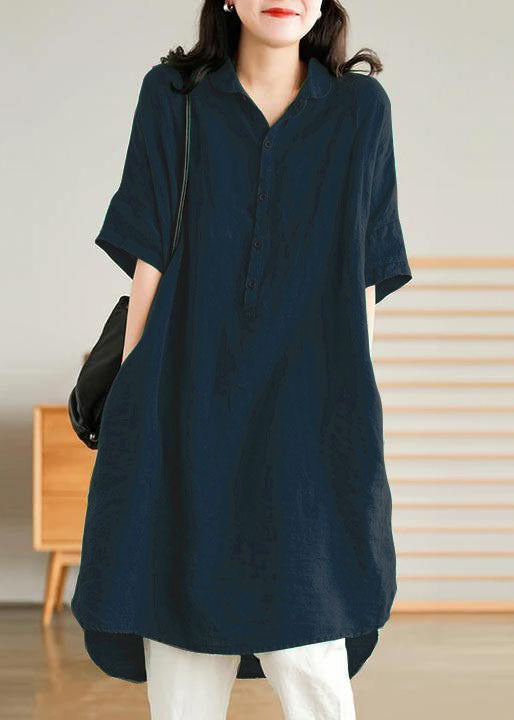 Robe Chemise en Lin pour Femmes 6