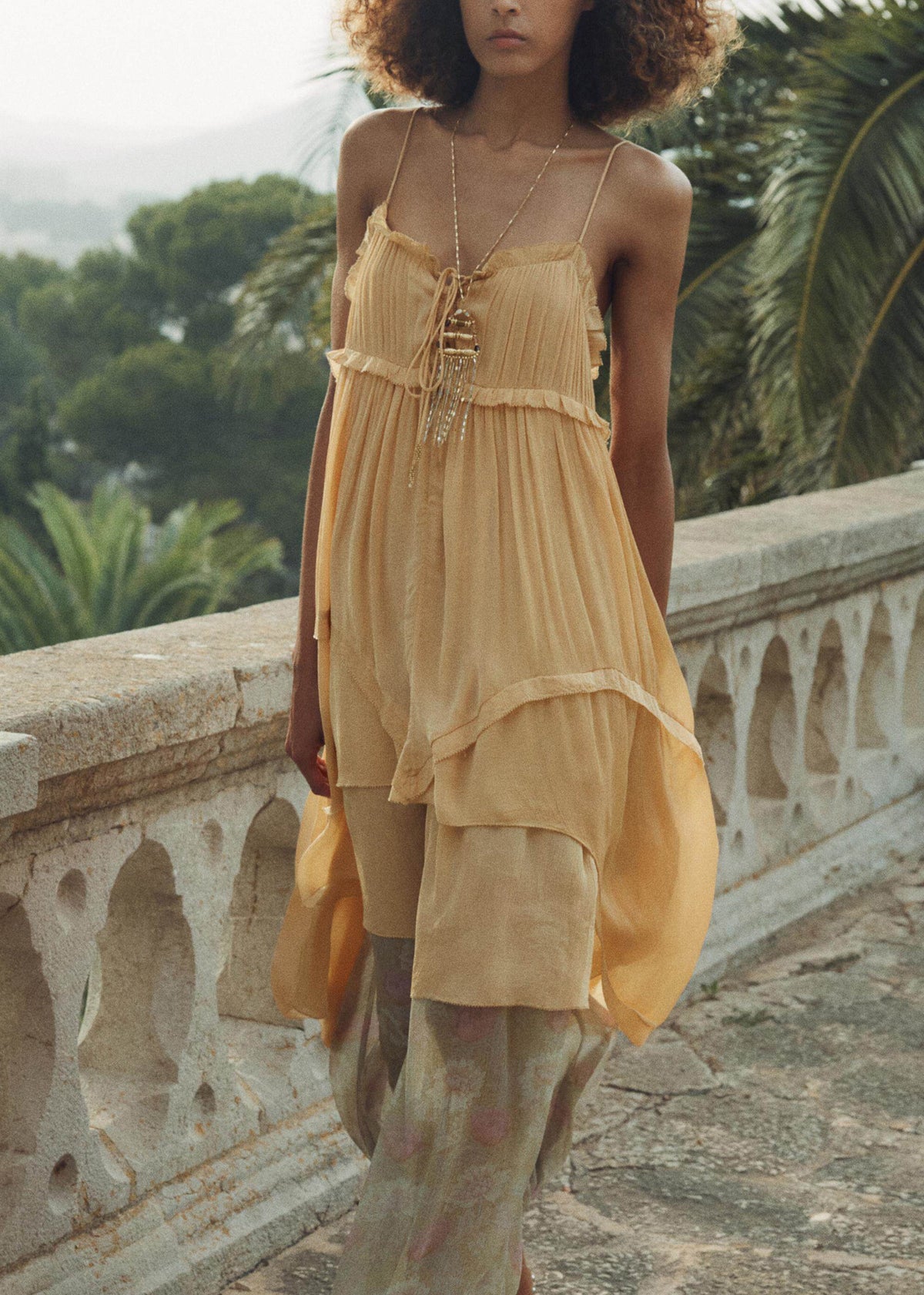 Robe D'Été Femme À Volants Asymétriques Style Patchwork Chic 1