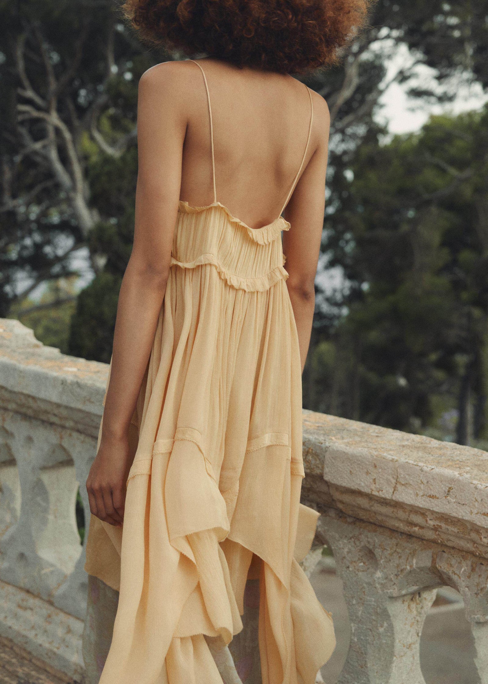 Robe D'Été Femme À Volants Asymétriques Style Patchwork Chic 2