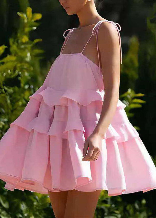 Robe D'Été Femme À Volants Chic 1