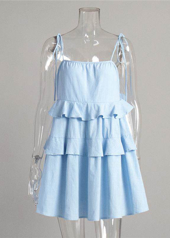 Robe D'Été Femme À Volants Chic 2