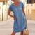 Robe Décontractée Femme en Tissu Léger 1