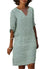 Robe Détendue Femme Style Été Tissu Léger 0