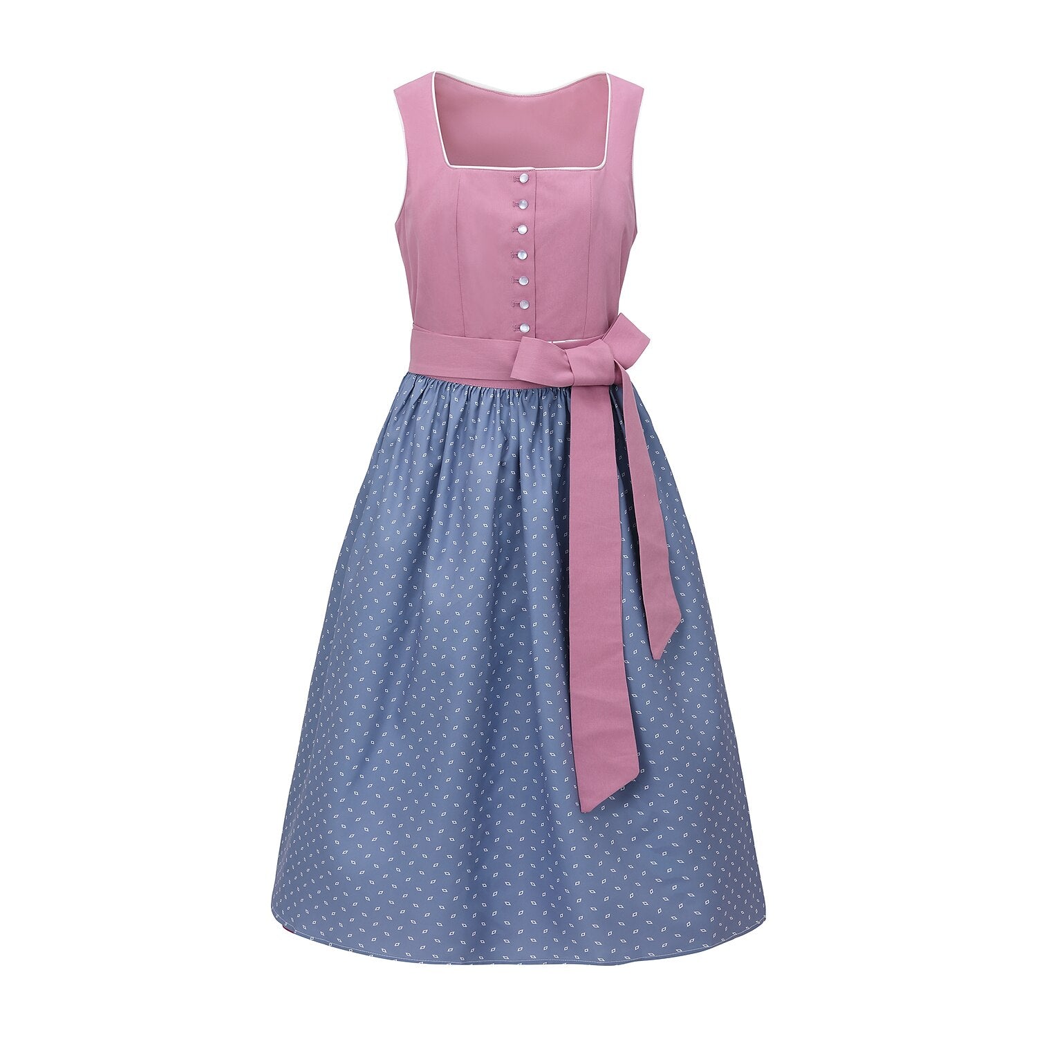 Robe Dirndl Bavaroise avec Schürze pour Femmes Tenue Oktoberfest Traditionnelle 1