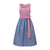 Robe Dirndl Bavaroise avec Schürze pour Femmes Tenue Oktoberfest Traditionnelle 1