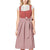 Robe Dirndl Femme Avec Schürze Tissu Confortable 0