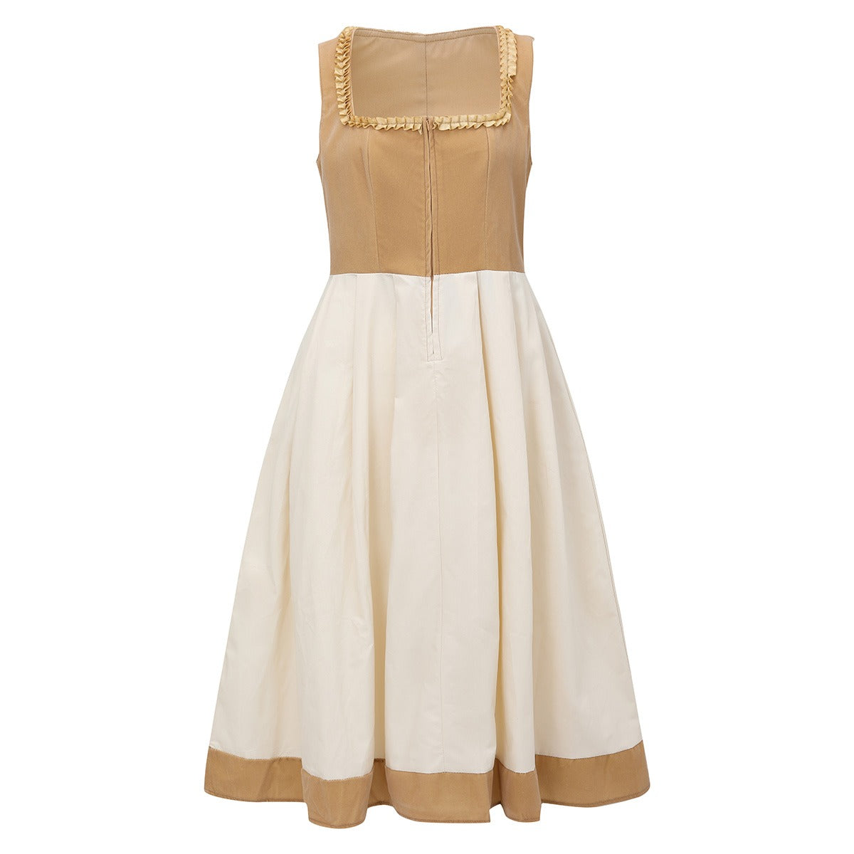 Robe Dirndl Femme Imprimé Léopard Tissu Léger 3