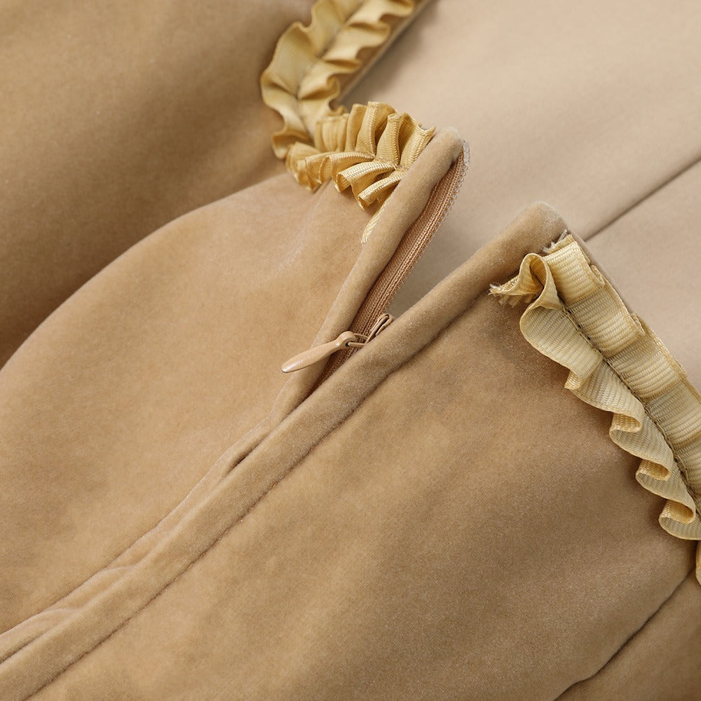 Robe Dirndl Femme Imprimé Léopard Tissu Léger 8