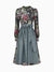 Robe Dirndl Femme Vintage Fleurie avec Schürze Tissu Doux 4