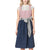 Robe Dirndl Femme Vintage en Polyester Rose 0