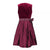 Robe Dirndl Noire Brodée en Tissu pour Femmes 2