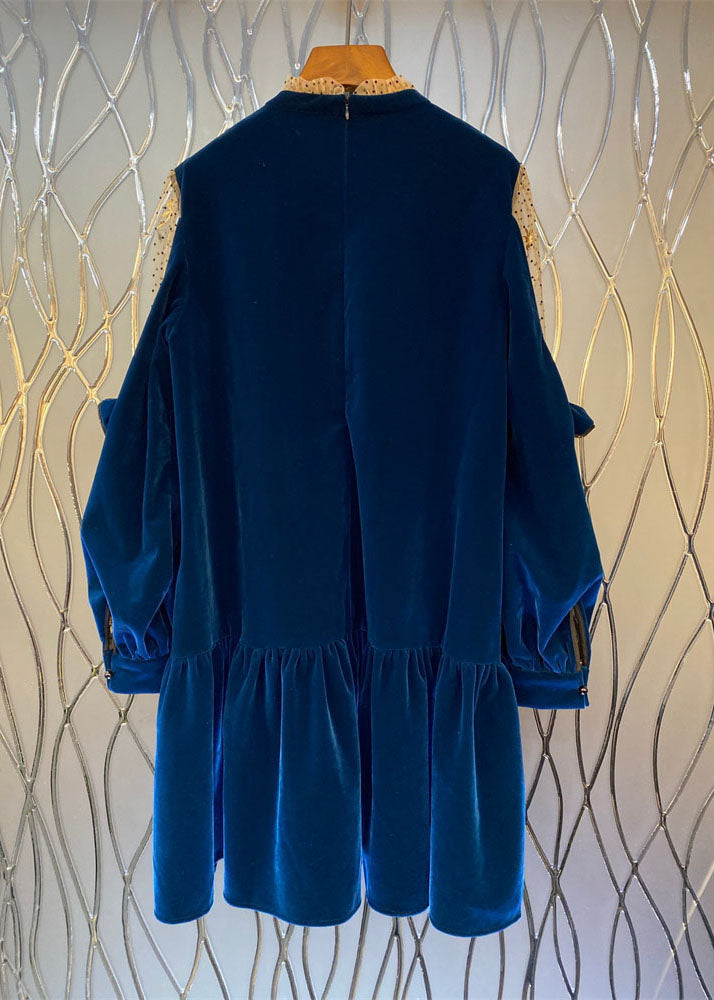 Robe Droite en Tulle Patchwork Printemps 1