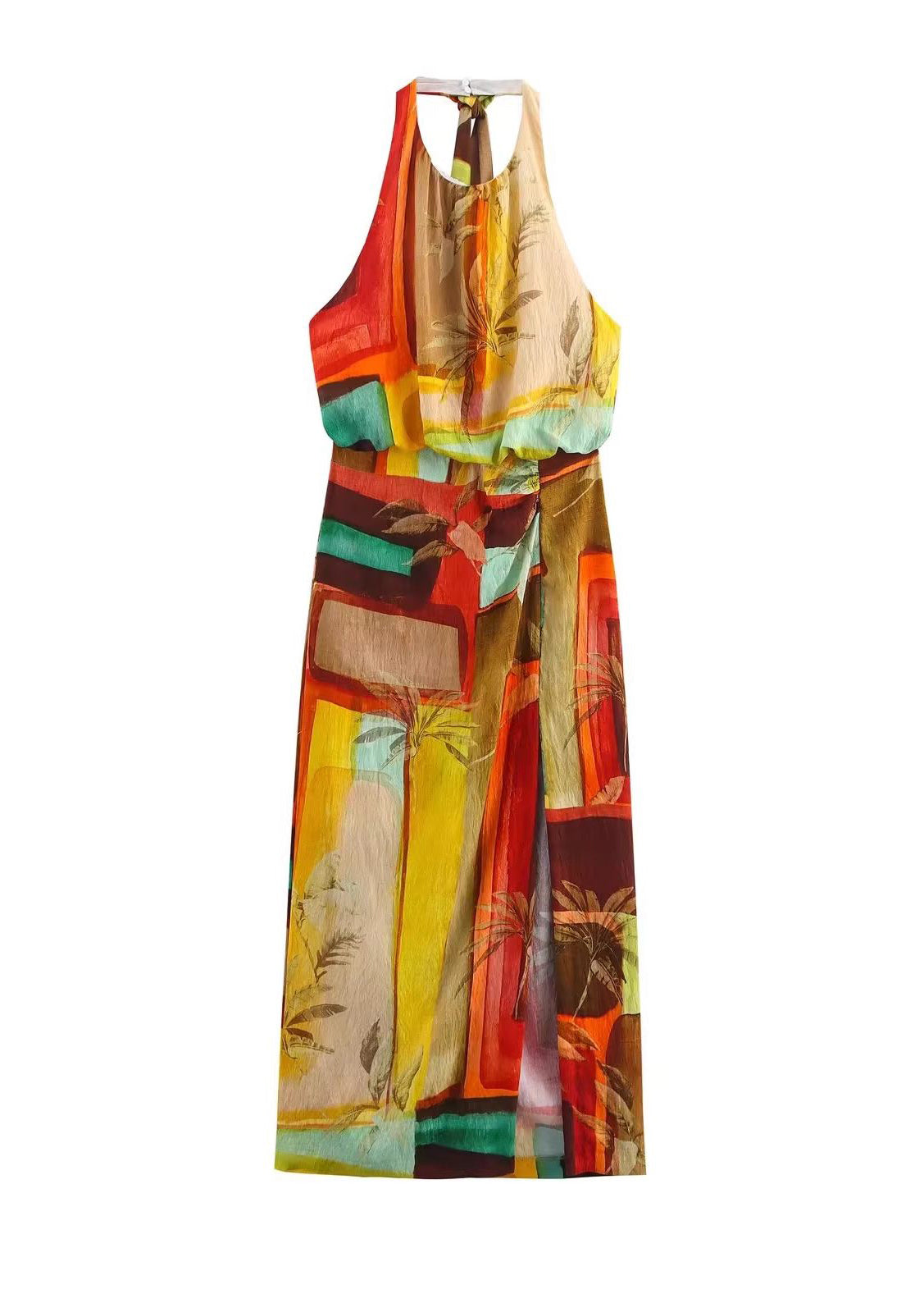 Robe Femme Bohème Dos Nu Sans Manches 3