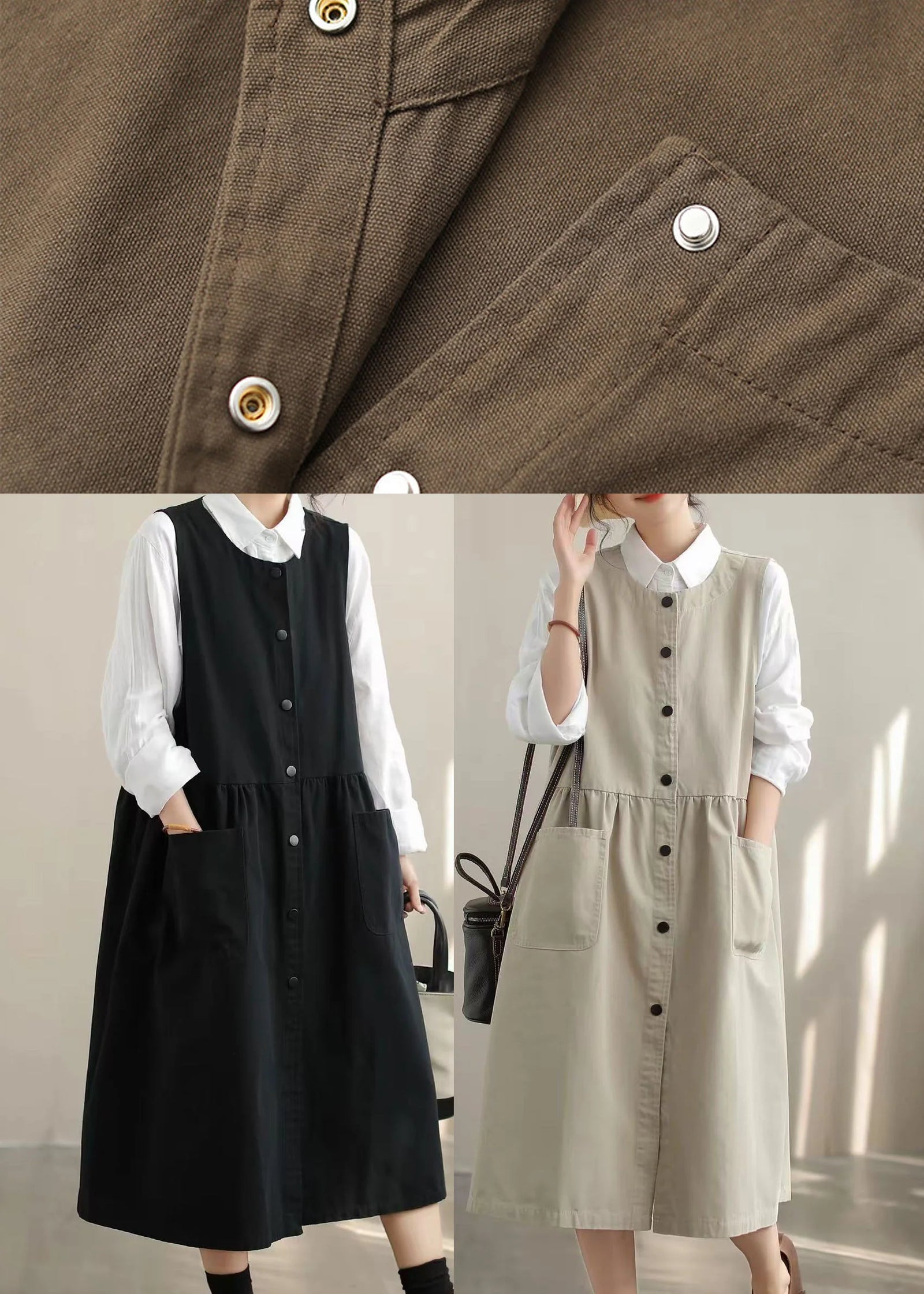 Robe Femme Bohème Oversize Automne 4