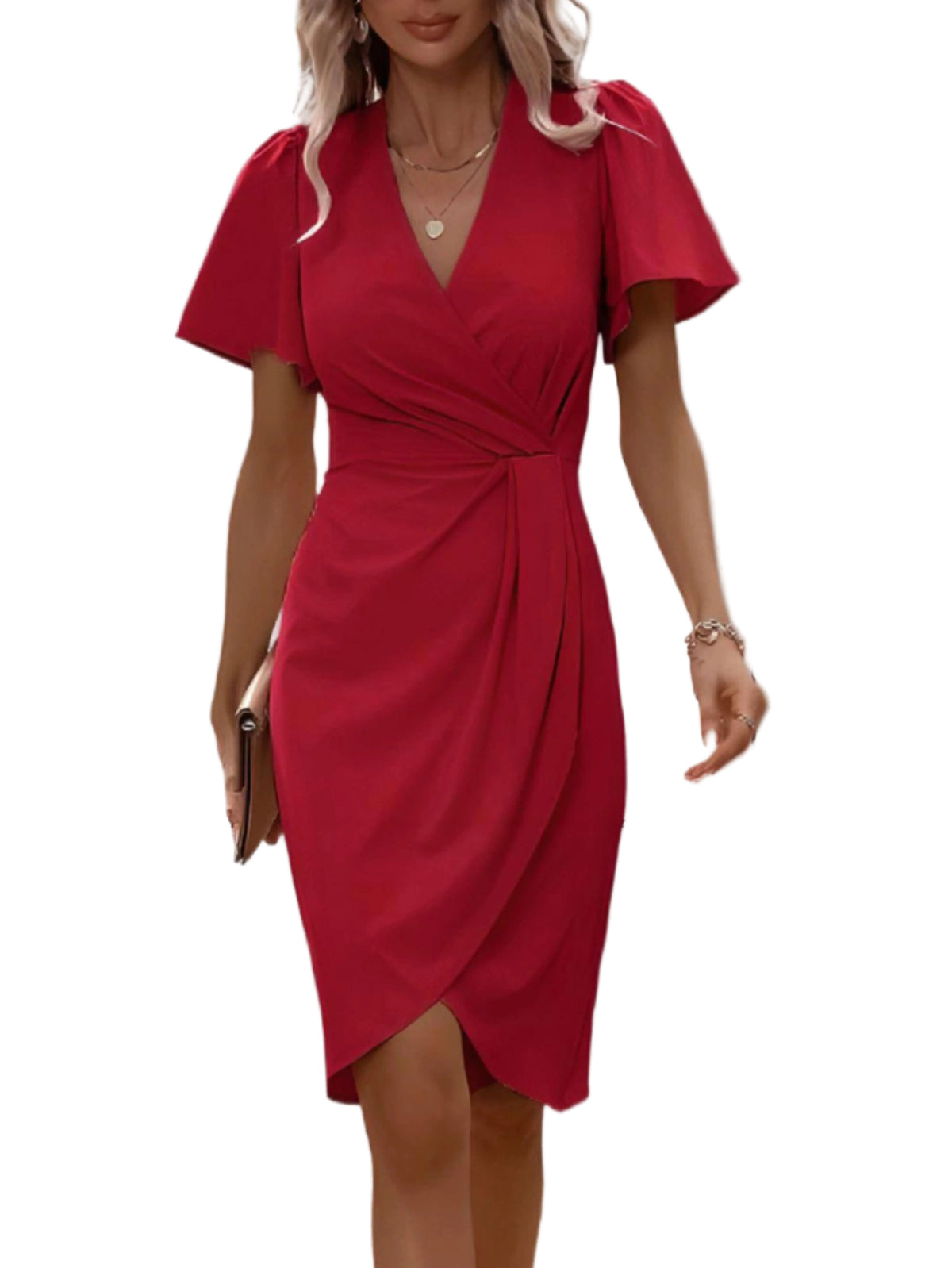 Robe Femme Chic à Manches Évasées 0