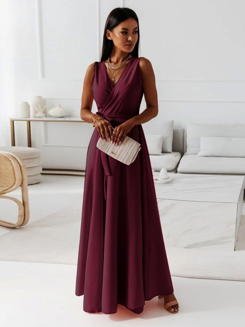 Robe Femme Col V Élégante 2
