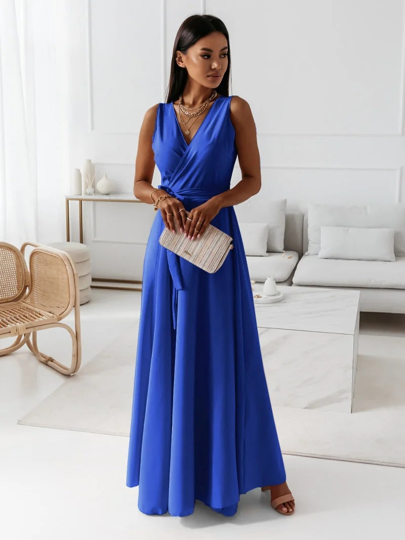 Robe Femme Col V Élégante 6